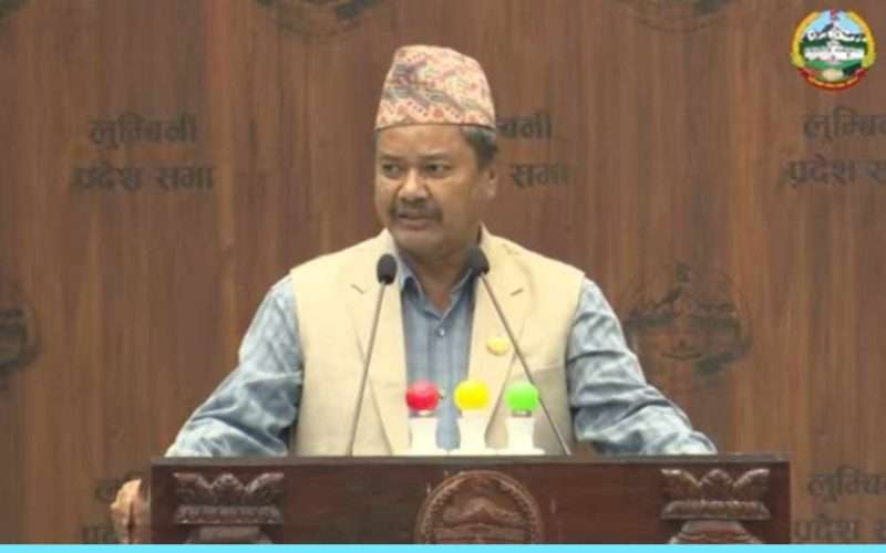 काग्रेसको विरोध पछि लुम्बिनी प्रदेश सभा अवरुद्
