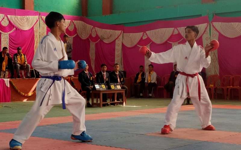 ईन्डो-नेपाल कराते प्रतियोगिता प्यूठानमा