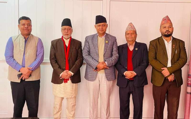 लुम्बिनीका मुख्यमन्त्री र सुदुरपश्चिम प्रदेश प्रमुख विच भेटवार्ता