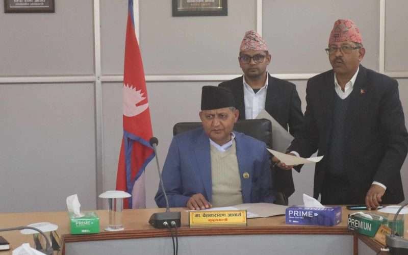 लुम्बिनी प्रदेशको पाँचौ  अधिवेसन आह्वानकालागि  सिफारिस गर्ने