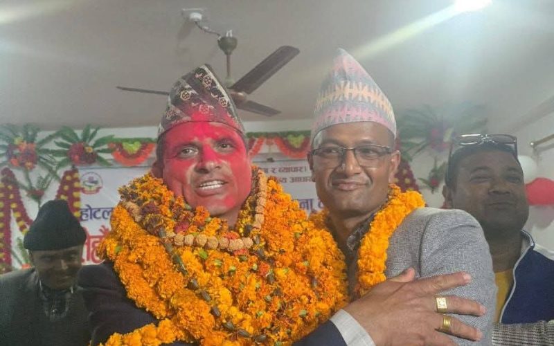 होटल व्यवासायी संघ प्यूठानको अध्यक्षमा न्यौपाने विजयि