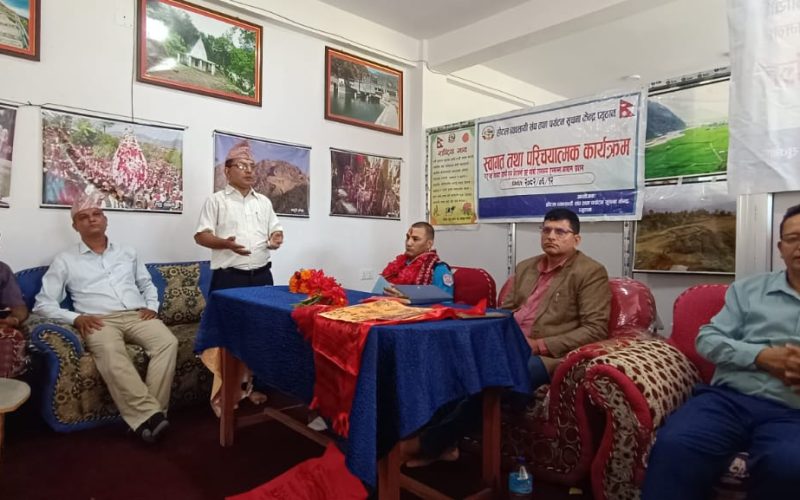 होटल व्यवसायी र प्रहरी प्रमुख बिच छलफल र शुभकामना आदानप्रदान